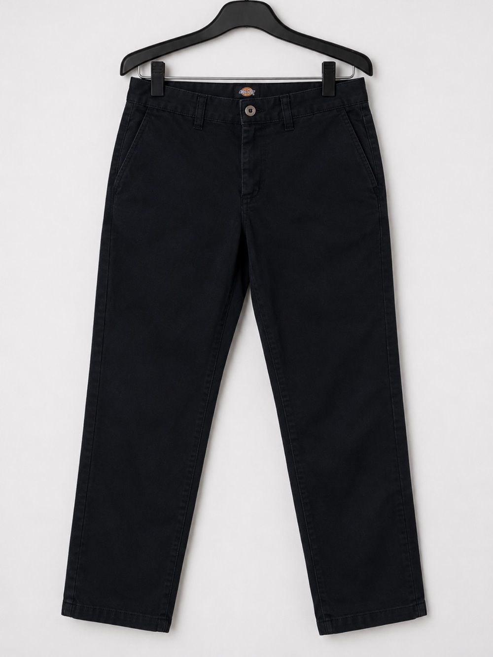 Dickies Womens Black Skinny Work Pants Stretch Twill Chino Utility Pants 26x26
